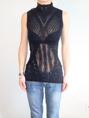 Cache Women's Black Bodysuit